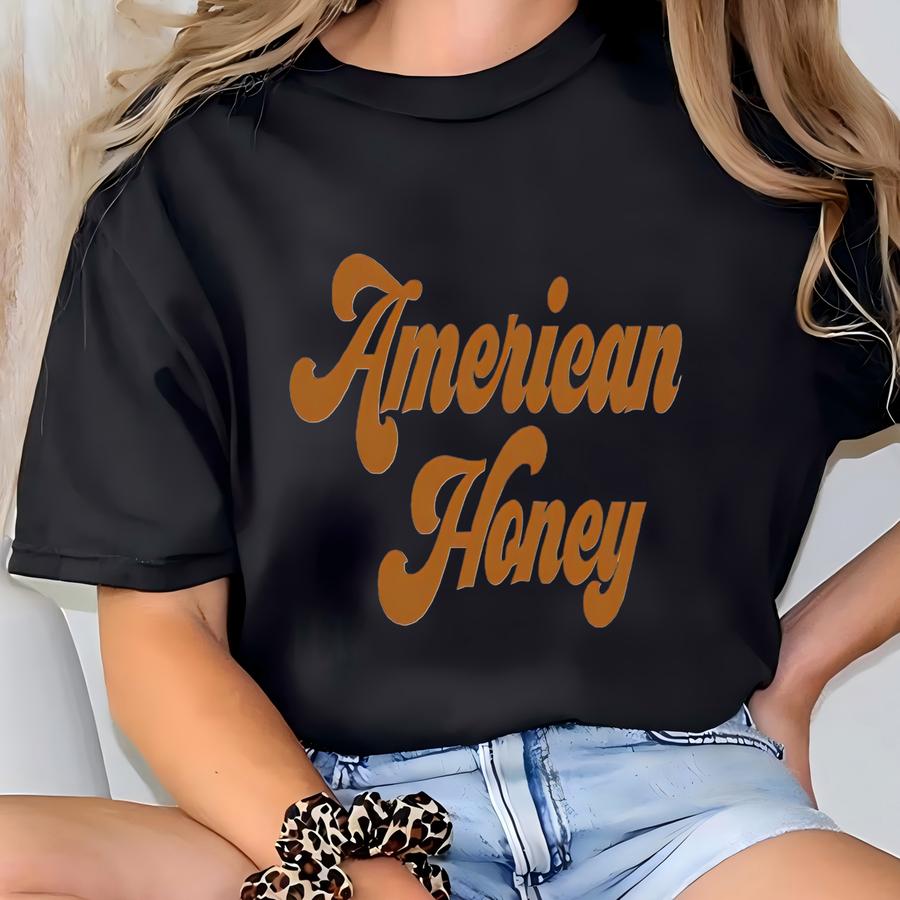 American Honey Retro Hoodie - America Hoodie - Retro Honey Shirt - Honey Hoodie - American Hoodie - Usa Shirt - American Honey Hoodie T-shirt