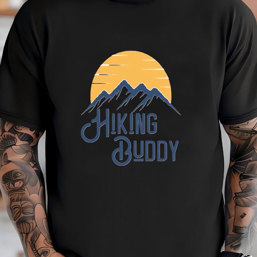 Hiking Buddy Kids Shirt - Cute Toddler Shirt- Camping Baseball Tee- Adventure T-shirt