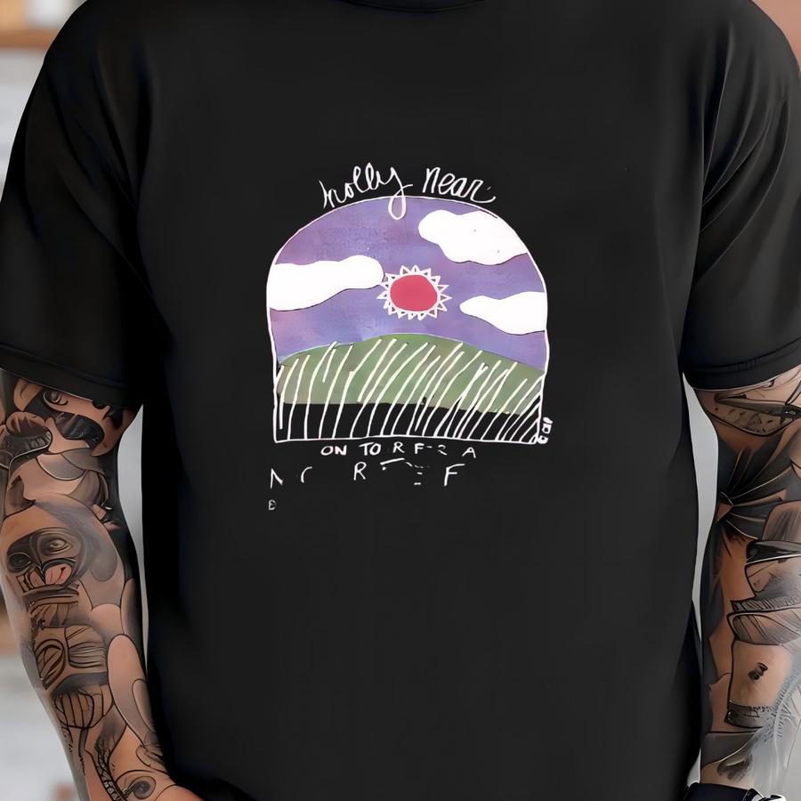 Vintage 1970s Holly Near Tour For A Nuclear Free Future Maroon Red Concert Tour Hoodie Size Small Crewneck Indie Hipster T-shirt