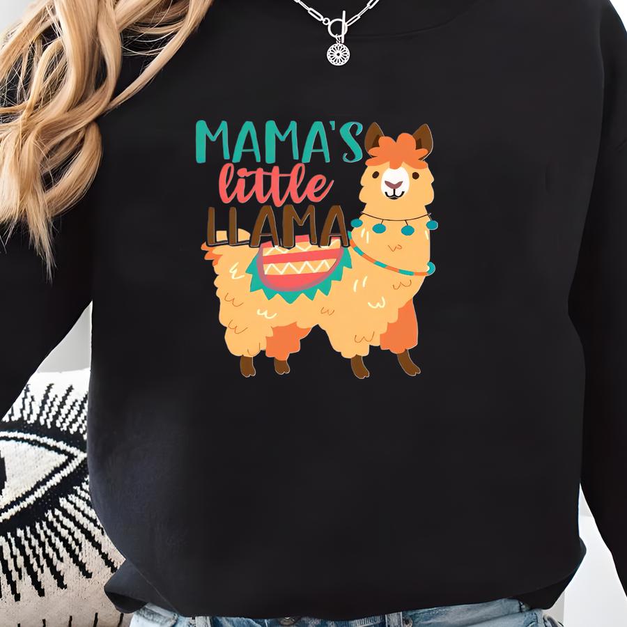 Mama's Little Llama Toddler Shirt, Farm ®, Mama's Little Llama Shirt, Hipster Baby Clothes, Funny Baby Shower Gift, Funny S Sweatshirt