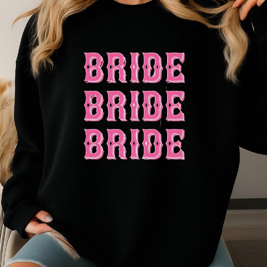 Western Bride T-shirt - Bride Western Shirt - Bride Shirt - Bride Tshirt - Bachelorette Tshirt - Bachelorette Shirt - Bachelorette T-shirt Sweatshirt