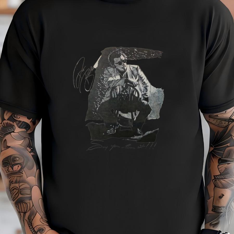 Vtg 90's White Say You Love It Say It Concert Tour Country Hoodie Adult Xl Usa T-shirt