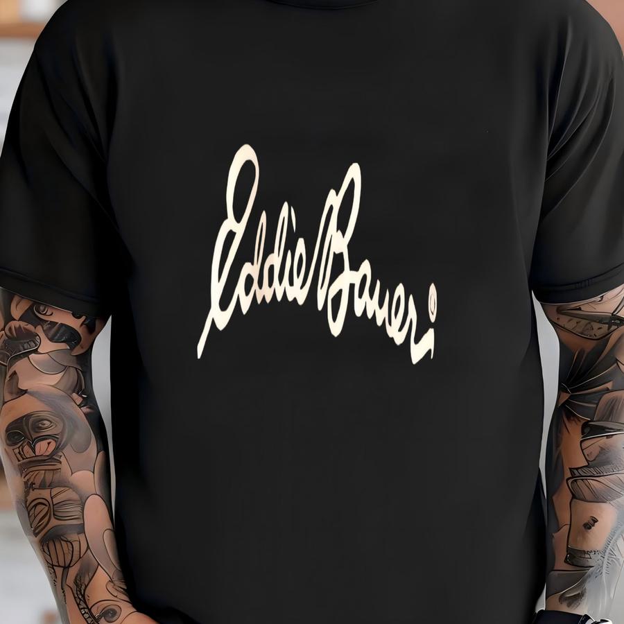 Rare!! Eddie Bauer Spellout Pullover Jumper Sweatshirt T-shirt