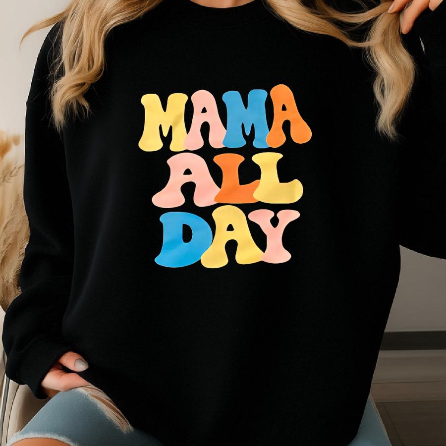 Mama All Day Tank Sweatshirt