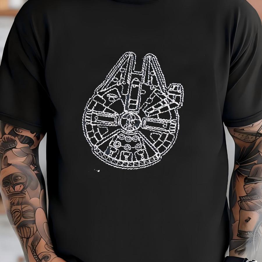 Millennium Falcon. Hoodie | Star Wars Galaxy's Edge Theme Park Apparel | Apparel T-shirt