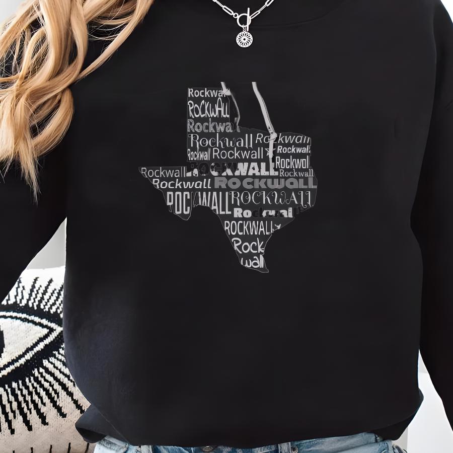 Rockwall Texas Unisex Hoodie, Rockwall Hoodie, Texas Hoodie, Rockwall Tx Hoodie, Rockwall Spirit Wear, Jfnd, Rockwall Texas, Rockwall Sweatshirt