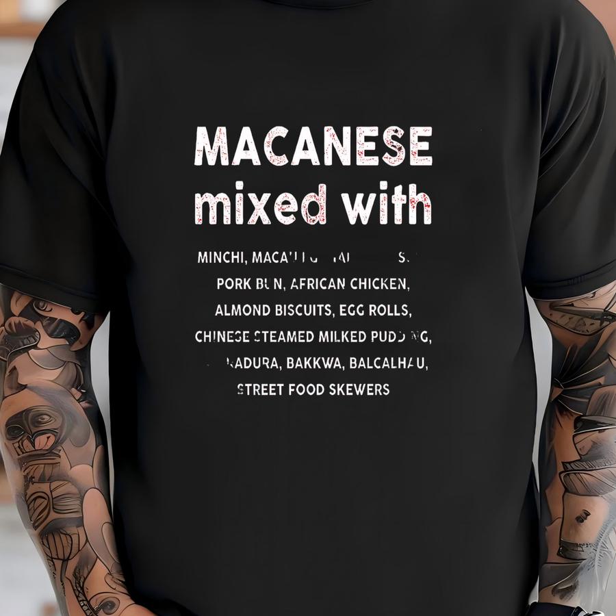 Macanese Mixed With Kids Hoodie | Food Lover Toddler Tee | Macau Gift Idea | Unisex Youth Shirt T-shirt