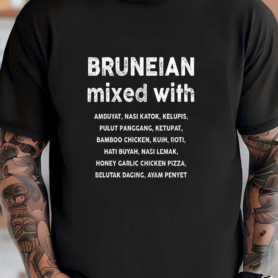 Bruneian Mixed With Kids Hoodie | Food Lover Toddler Tee | Brunei Gift Idea | Unisex Youth Shirt T-shirt