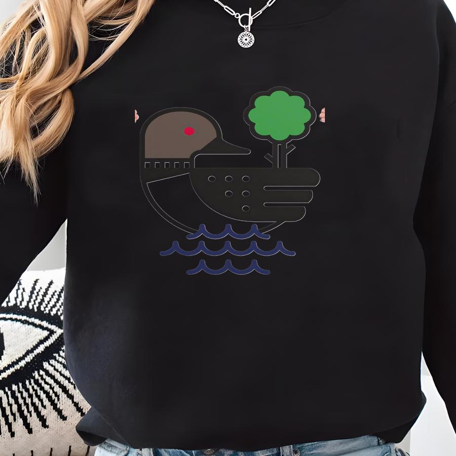 Mn Loon Poster Sweatshirt