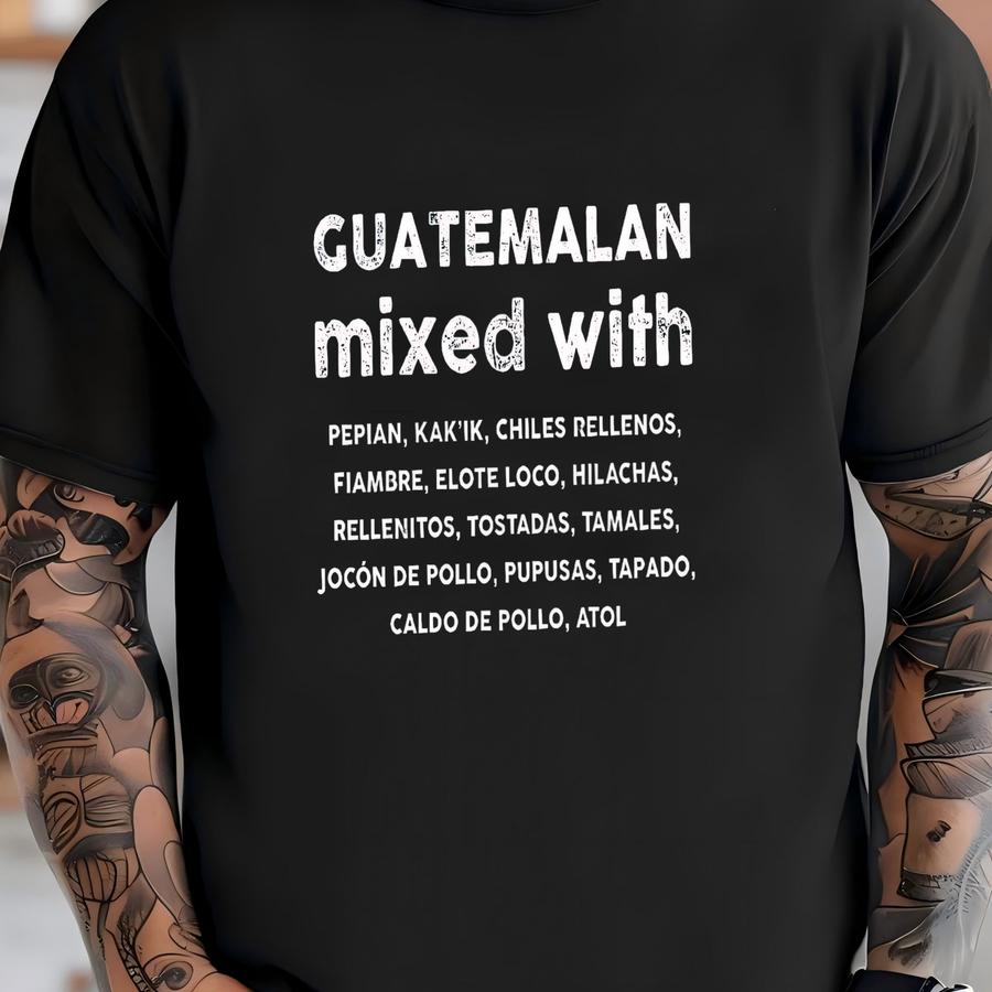Guatemalan Mixed With Kids Hoodie | Food Lover Toddler Tee | Guatemala Gift Idea | Unisex Youth Shirt T-shirt