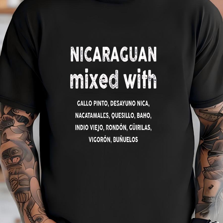 Nicaraguan Mixed With Kids Hoodie | Food Lover Toddler Tee | Nicaragua Gift Idea | Unisex Youth Shirt T-shirt