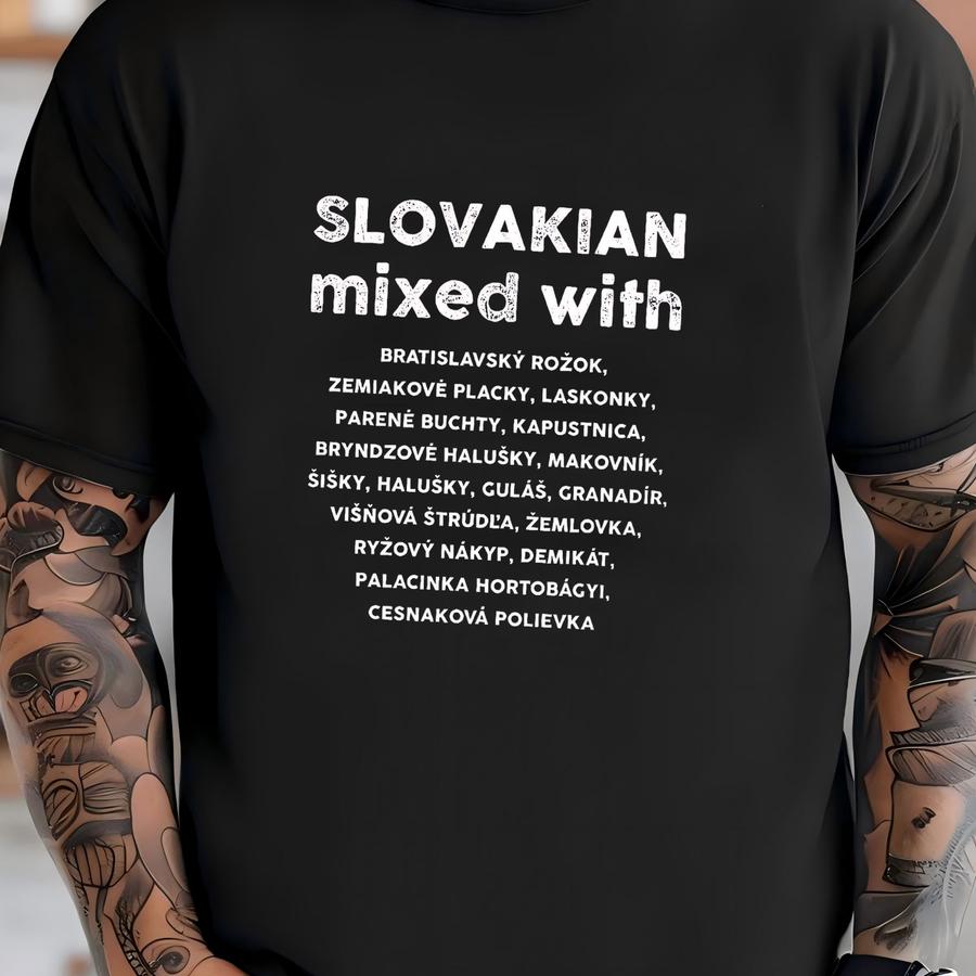 Slovakian Mixed With Kids Hoodie | Food Lover Toddler Tee | Slovakia Gift Idea | Unisex Youth Shirt T-shirt