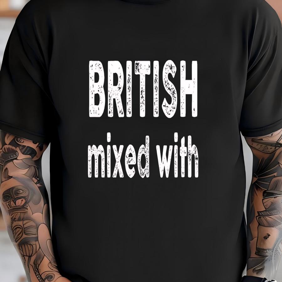British Mixed With Hoodie | Food Lover Tee | Great Britain Gift Idea | Unisex Shirt T-shirt