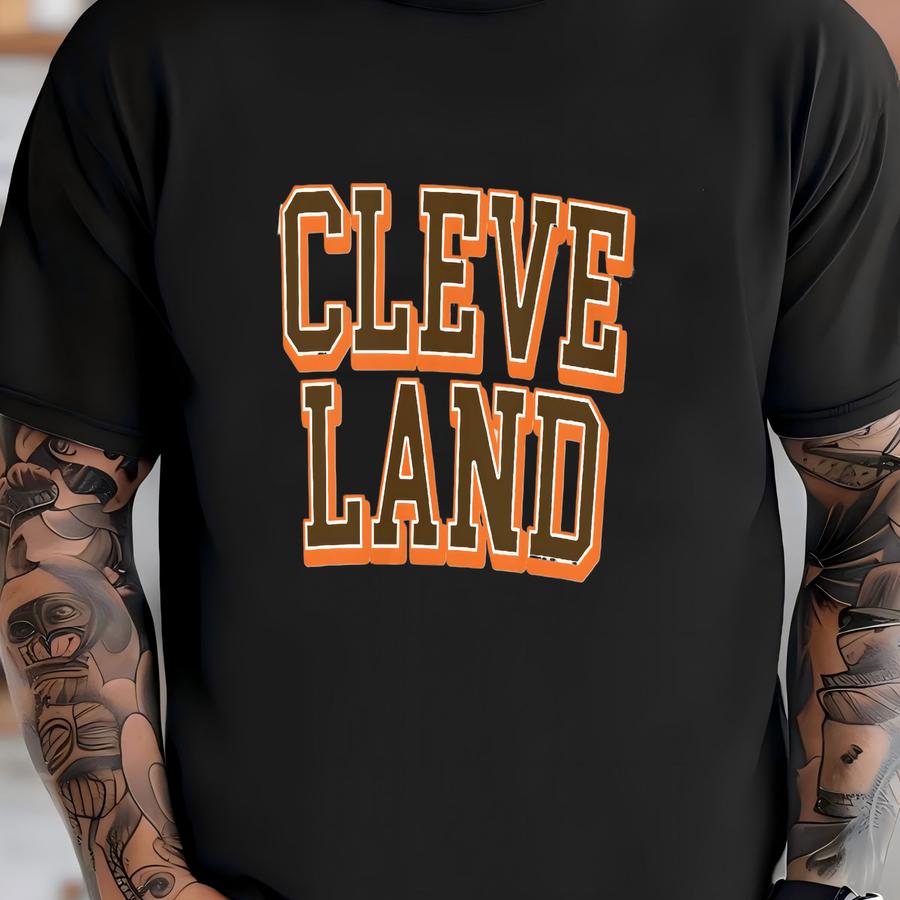 Cleveland Retro Sweatshirt, Cleveland Sweatshirt, Cleveland Crewneck, The Land, Retro Cleveland, Y2k Cleveland Fan,oversized,2000s Aesthetic T-shirt