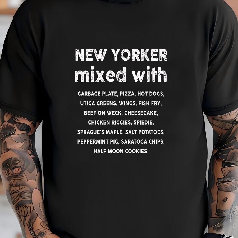 New Yorker Mixed Kids Hoodie | Food Lover Toddler Tee | New York Gift Idea | Unisex Youth Shirt T-shirt