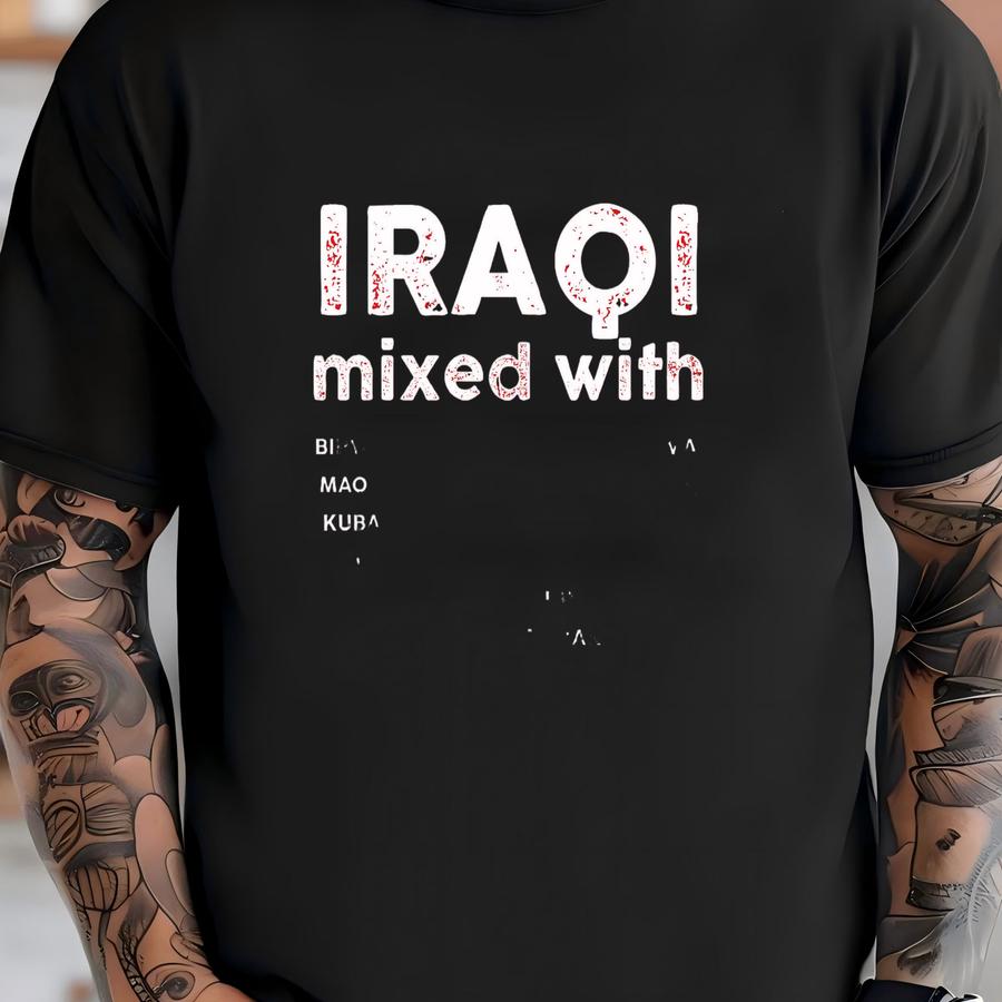 Iraqi Mixed With Kids Hoodie | Food Lover Toddler Tee | Iraq Gift Idea | Unisex Youth Shirt T-shirt