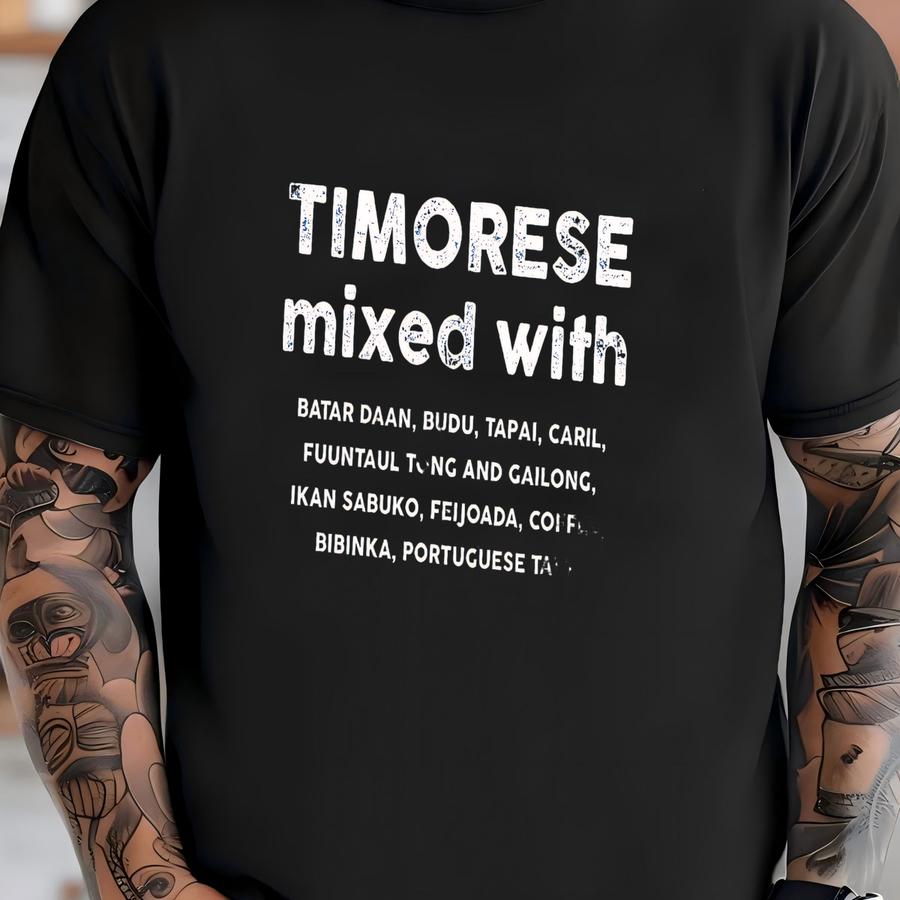 Timorese Mixed With Kids Hoodie | Food Lover Toddler Tee | Timor-leste Gift Idea | Unisex Youth Shirt T-shirt