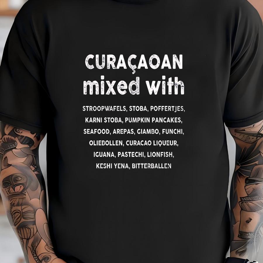 Curacaoan Mixed With Kids Hoodie | Food Lover Toddler Tee | Curacao Gift Idea | Unisex Youth Shirt T-shirt