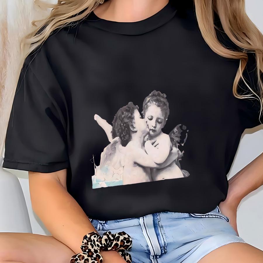 Vintage Cherub Angel Sweatshirt Perfect Gift For Valentine's Day T-shirt
