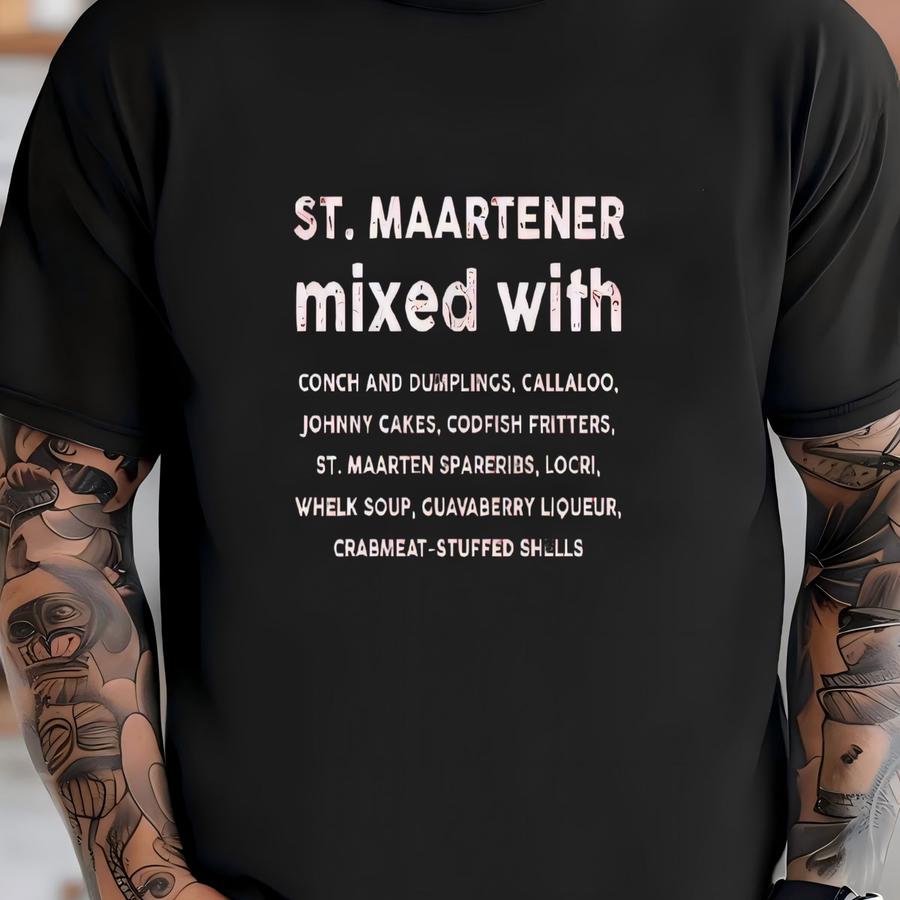 St Maartener Mixed Kids Hoodie | Food Lover Toddler Tee | Saint Maarten Gift Idea | Unisex Youth Shirt T-shirt