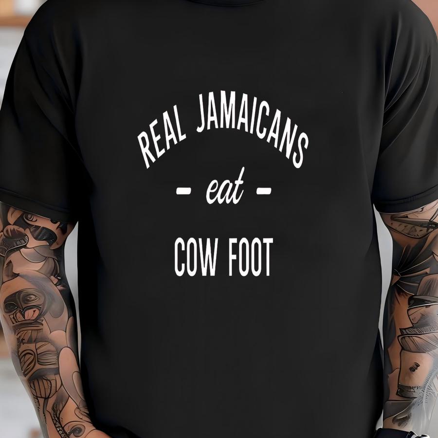 Jamaican Cow Foot Hoodie | Jamaica Food Tee | Cultural Gift Idea | Unisex Shirt T-shirt