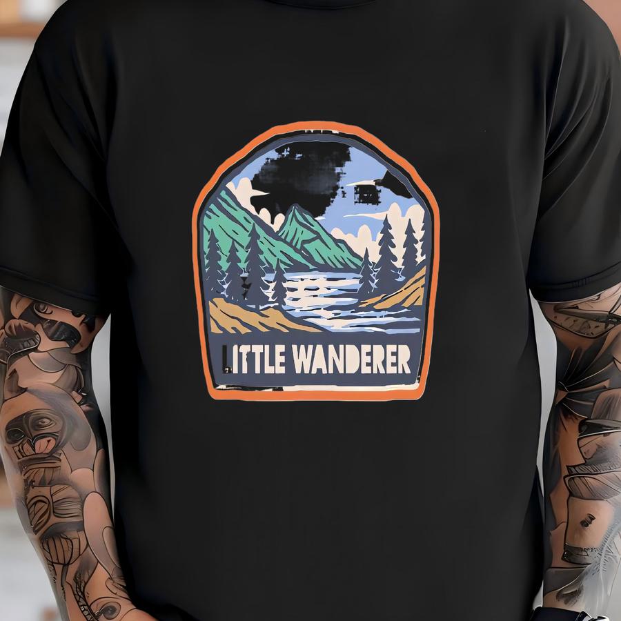 Cute Little Wanderer Toddler Shirt - Retro Adventure Kids Tee T-shirt