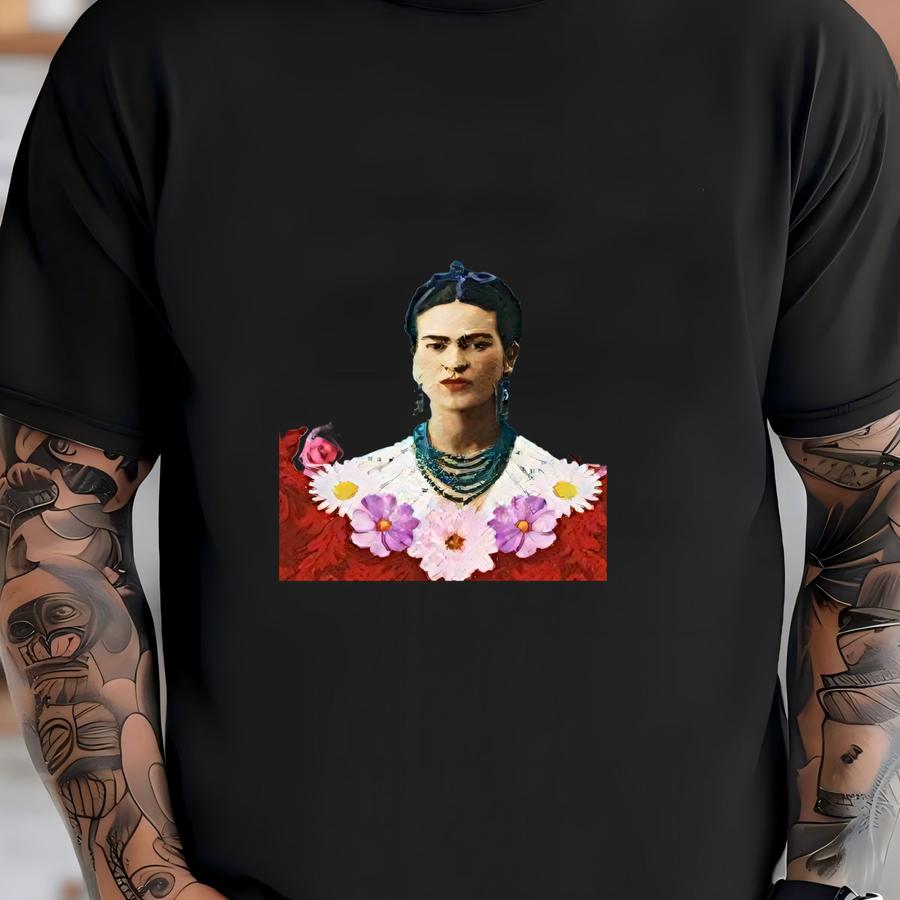 Robert Kaufman Folklorico Frida Kahlo Cotton Fabric T-shirt