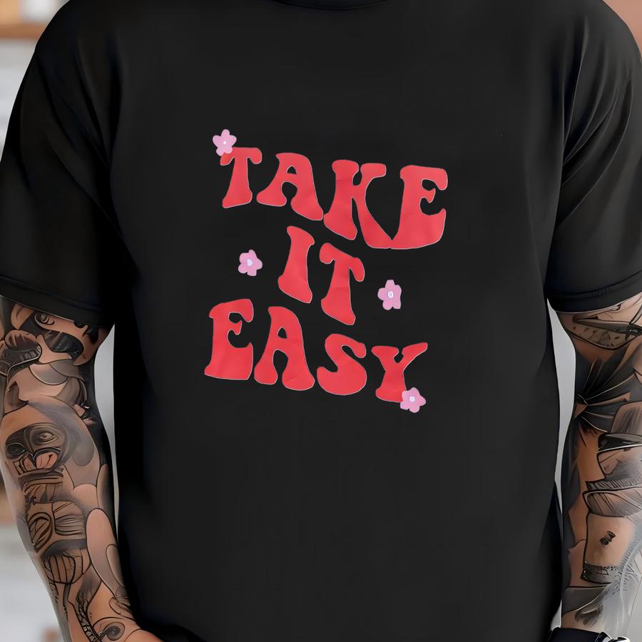 Take It Easy Crewneck Oversized Sweatshirt Shirt