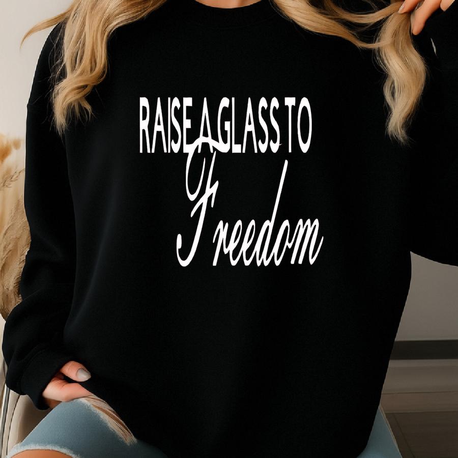 Raise A Glass To Freedom T-shirt, Hamilton Inspired T-shirt, Alexander Hamilton, Lin Manuel Miranda, Daveed Diggs, Hamilton Cheerleader Sweatshirt