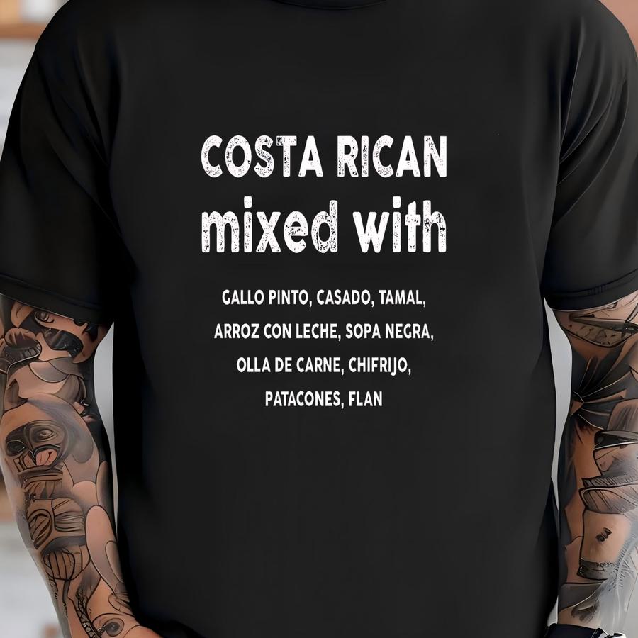 Rican Mixed Sweatshirt | Rica Gift Idea | Culture Food Dishes | Unisex Heavy Blend Crewneck Jumper | Adult Loose Fit Sweater T-shirt