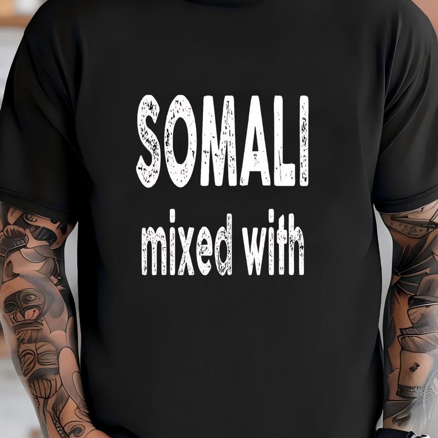Somali Mixed Sweatshirt | Somalian Gift Idea | Culture Food Dishes | Unisex Heavy Blend Crewneck Jumper | Adult Loose Fit Sweater T-shirt