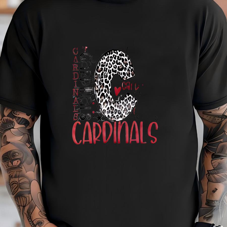 Cardinals - Fun Typography ~ Next Level Soft Tee T-shirt