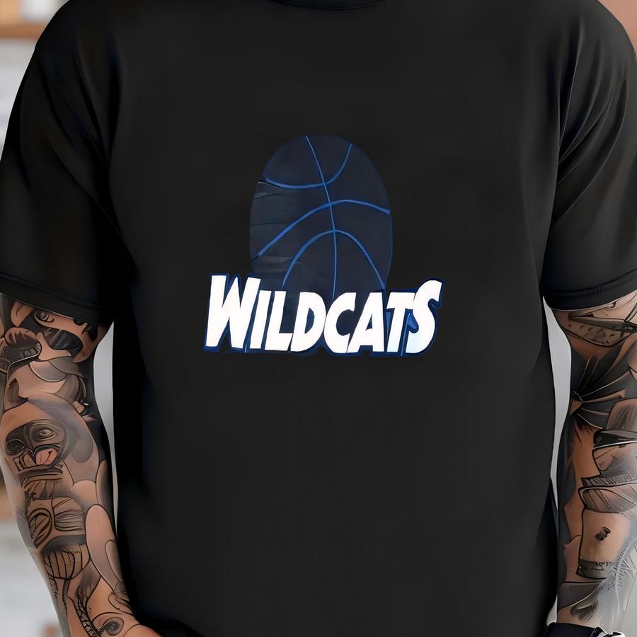 Vintage Sportswear Wildcats Basketball Biglogo Hoodie Sweatshirt M Size T-shirt