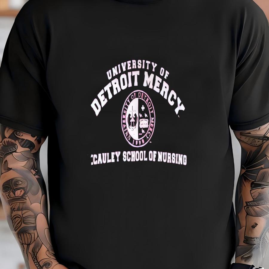 Vintage 90s University Of Detroit Mercy Champion Tag Spellout Hoodie Sweatshirt Xl Size T-shirt