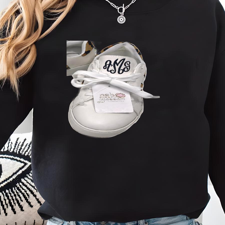 Monogrammed Sneakers/ Monogram Women’s Leopard Tennis S/ Monogram Tennis S/ Monogram Women’s Leopard Sneaker Sweatshirt