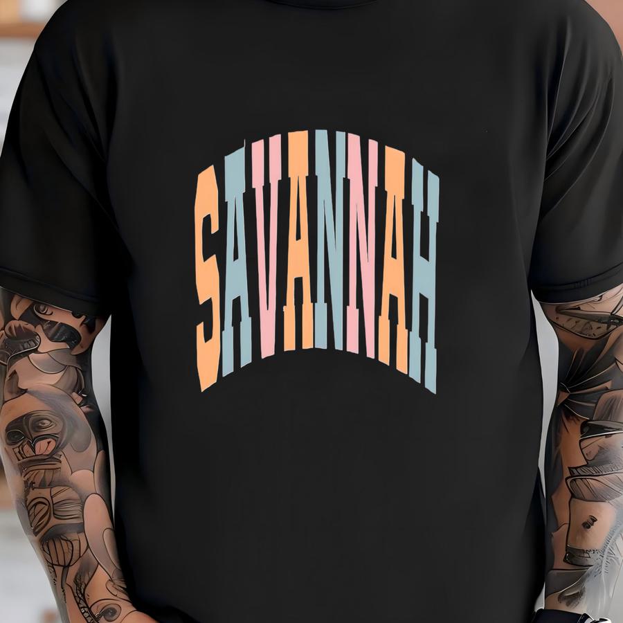 Savannah Sweatshirt - Unisex Sweatshirt - Cute Savannah Georgia Sweatshirt - Gift For Her - Vintage T-shirt