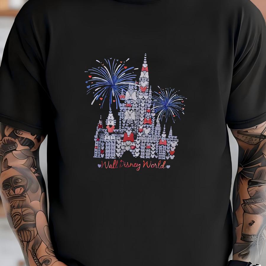 Y2k Wall World Crewneck Sweatshirt Medium Vintage Land Sweater Jumper Pullover Graphics Navy Blue Womens Size M T-shirt