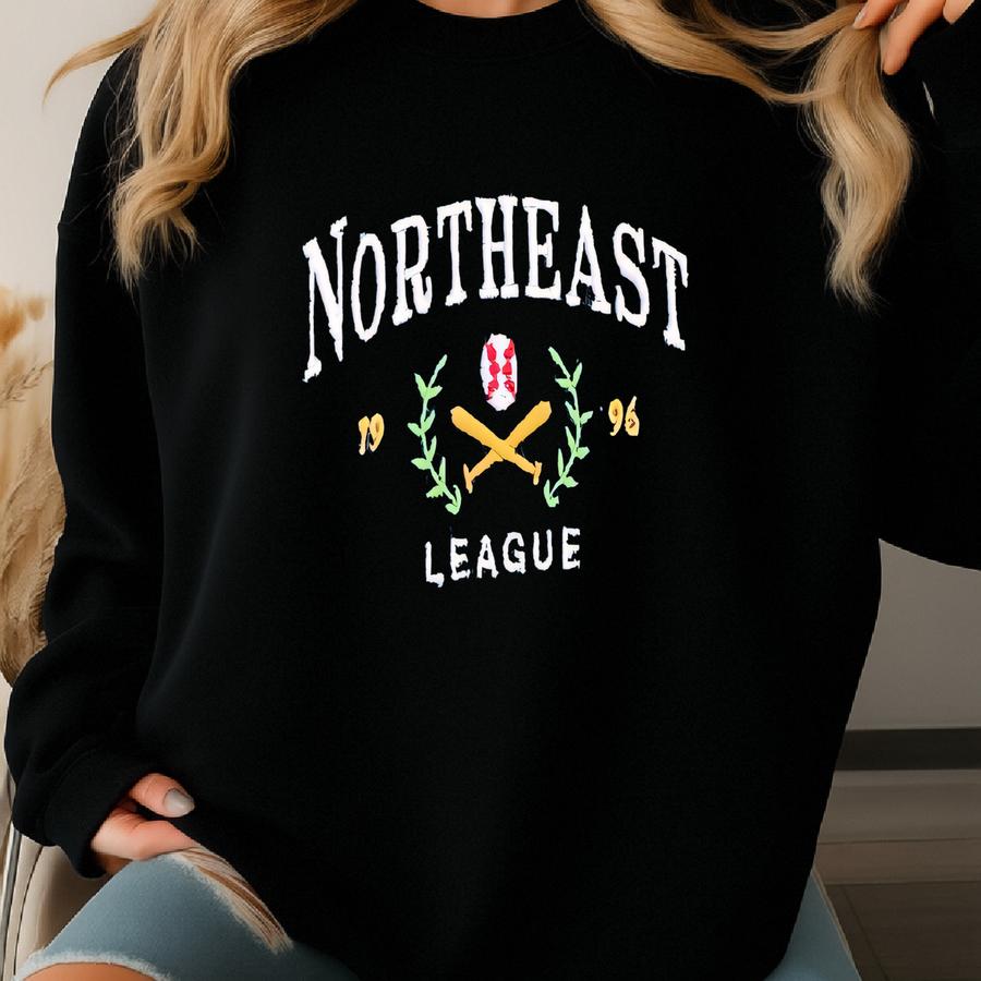 Baseball Sweatshirt , Vintage Sporty Crewneck, Varsity Softball Sweater, Custom Baseball Gift, Softball Top Sweatshirt