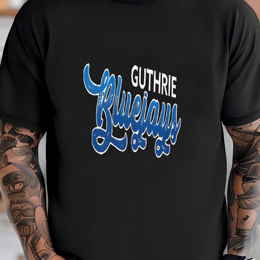 Bluejays Gradient Script Font Unisex Hoodie T-shirt