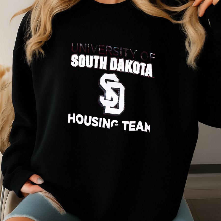Vintage University Of South Dakota Housing Team Crewneck Sweater Size Small Sweatshirt
