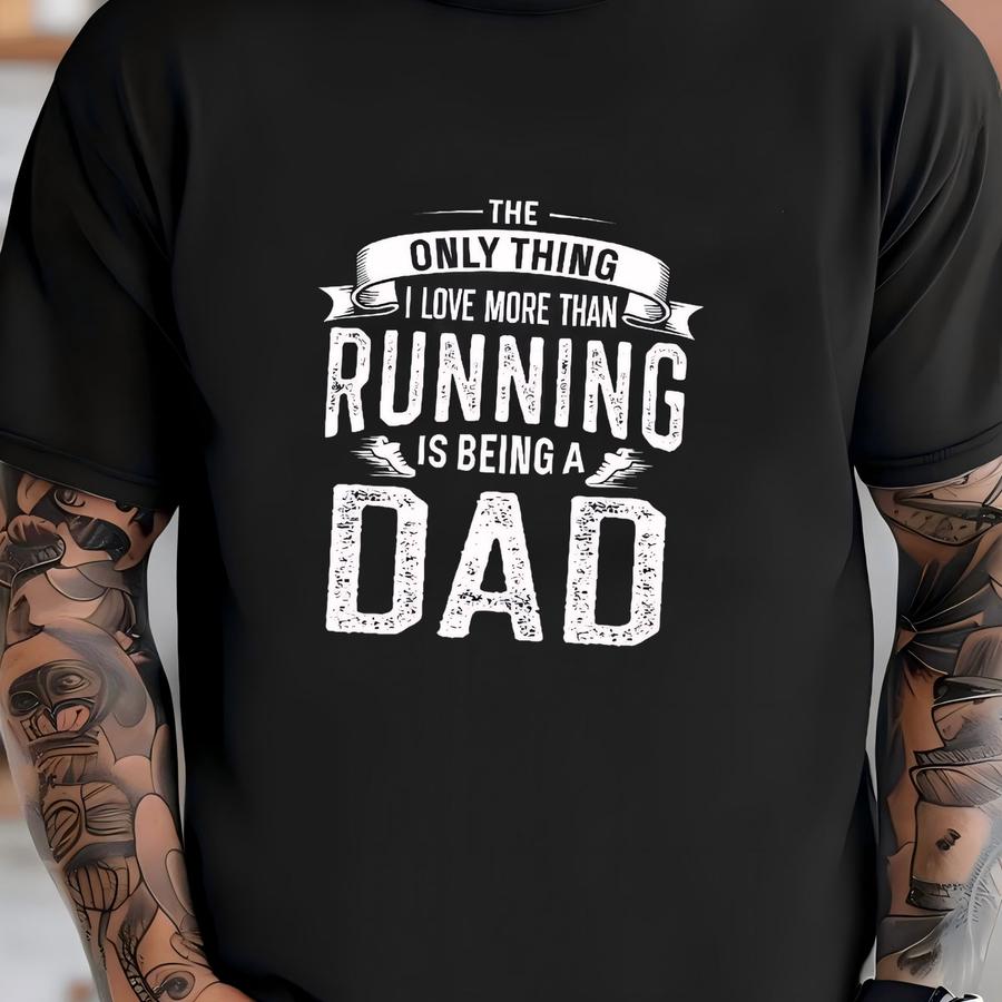 Running Dad Hoodie, Running Dads, Fathers Day, Marathon, Jogging, Tank Top, Hoodie, Sweatshirt, Long Sve T-shirt