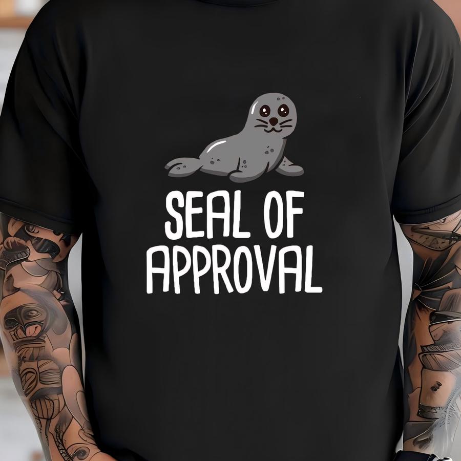 Funny Seal Hoodie, Seal Of Approval Tee, Seal Toddler Tee, Kids Tee, Zoo Tank Top, Hoodie, Sweatshirt, Long Sve T-shirt