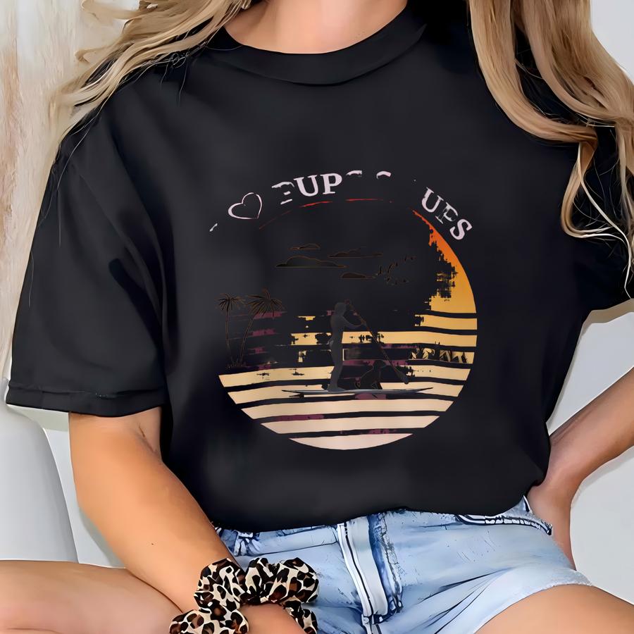 Stand Up Paddle Board Hoodie, Sup Sweatshirt, Sup T Shirt, Paddle Boarding Gifts, Paddle Board T Shirt, Dog Gifts, Sup Sweater, Paddle Gifts T-shirt