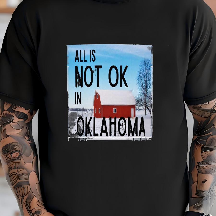 All Is Not Ok In Oklahoma Murders Only In The Building Unisex Fce Hoodie T-shirt
