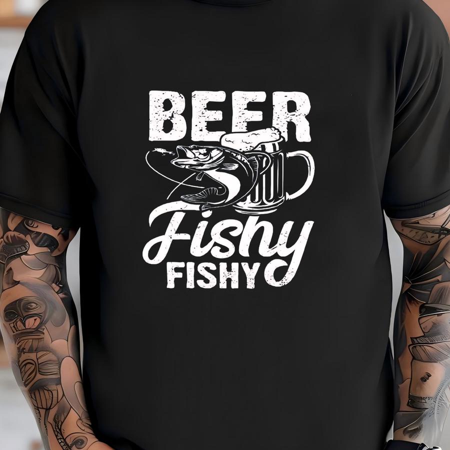 Beer Fishy Fishy Hoodie, Funny Beer Fishing Tee, Fisherman Tank Top, Hoodie, Sweatshirt, Long Sve, Kids Tee Apparel Gift T-shirt
