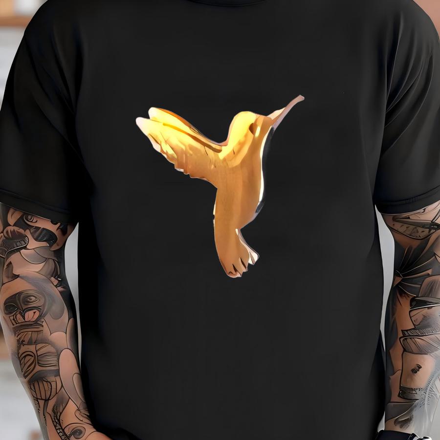 Tiny Hummingbird Earrings, Cute Earrings, Stud Earrings, Gold Stud Earrings, Hypoallergenic Stainless Steel T-shirt