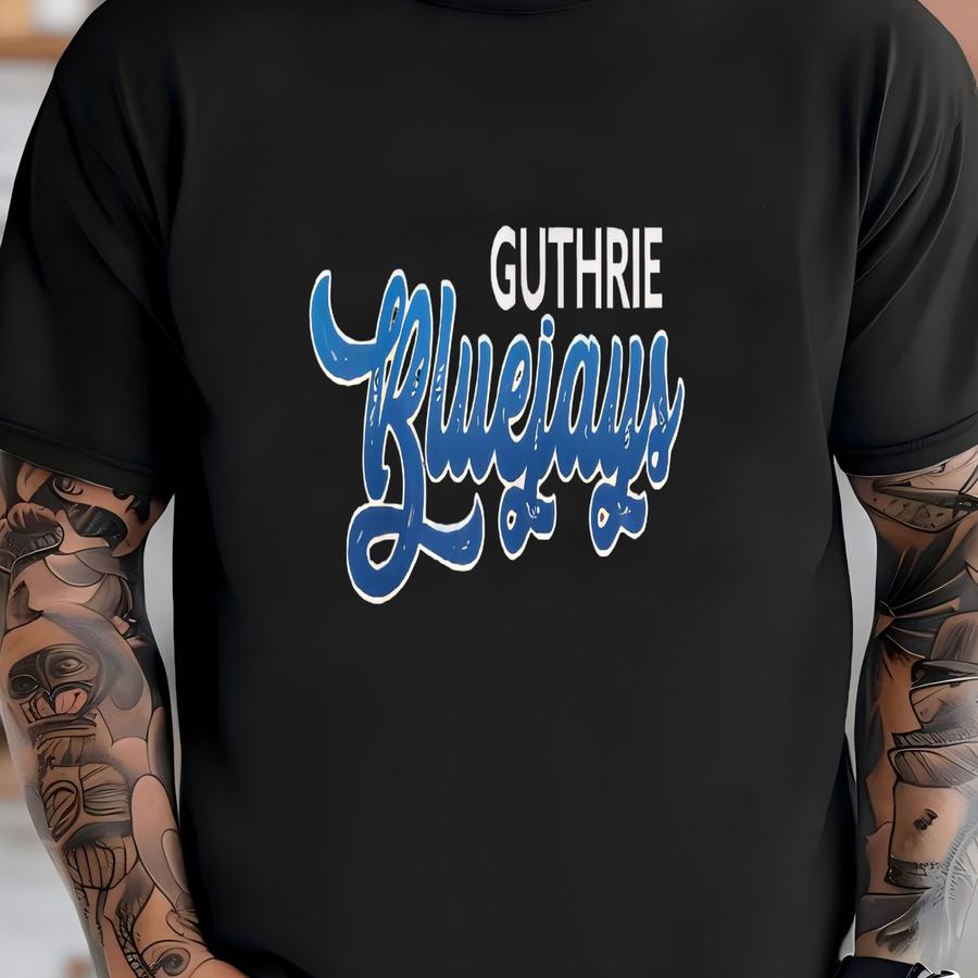 Bluejays Gradient Script Font Unisex Sweatshirt T-shirt