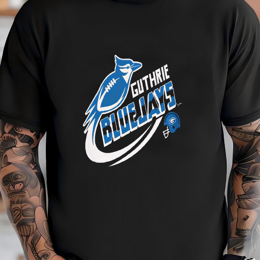 Bluejay Bird Football Unisex Hoodie T-shirt
