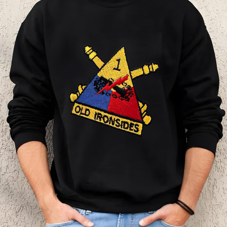 1st Armor Division Old Ironsides - Fort Bliss Hat Sweatshirt
