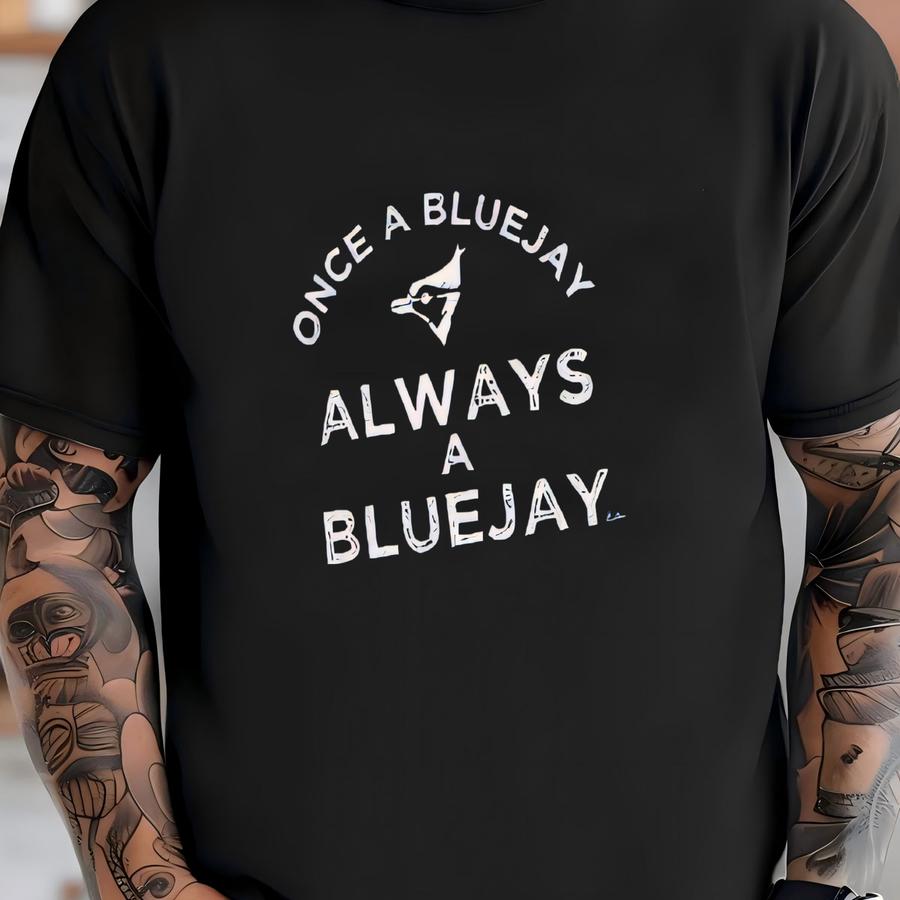 Once A Bluejay, Always A Bluejay Short-sve Unisex Hoodie T-shirt